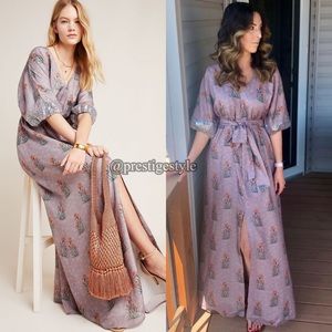 ANTHROPOLOGIE Sachin & Babi Sequined Maxi Dress
